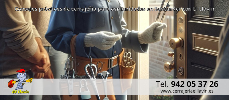 Consejos prácticos de cerrajería para comunidades en Santander con El Llavín