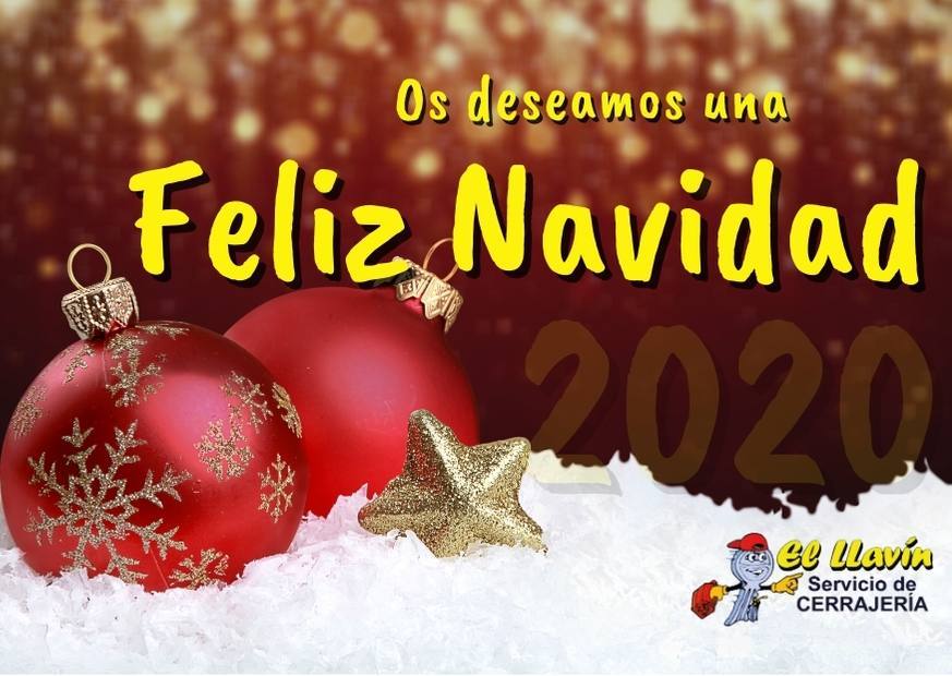 Un deseo de feliz Navidad 2020 para Santander desde Seguridad El Llavin